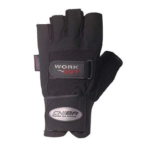 Manusi de sala cu protectie pentru incheieturi Chiba Wrist Protect marimea XL