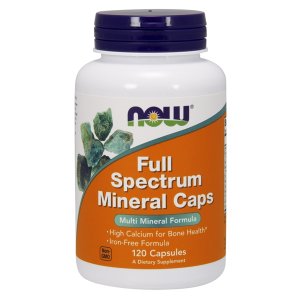 NOW Full Spectrum Mineral 120 Caps | Minerale cu spectru complet
