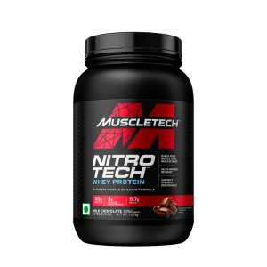 MuscleTech Nitro Tech Whey Protein Salted Caramel 0.9 kg | Proteina din zer
