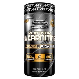 MuscleTech Platinum 100% L-Carnitine 500 mg, 180 Caps | L-Carnitina capsule