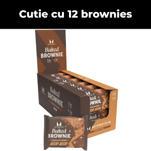 MyProtein Baked Brownie Chocolate Chunk 75 g | Prajitura proteica coapta
