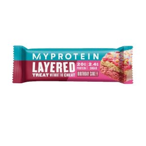MyProtein Layered Birthday Cake 60 g | Baton proteic