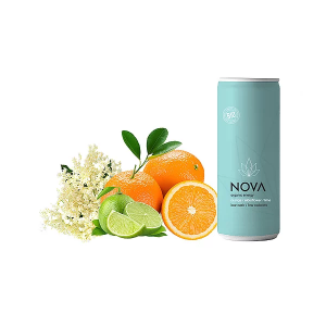 Nova Organic Energy Drink Passion & Mango & Mint 250 ml | Bautura energizanta organica