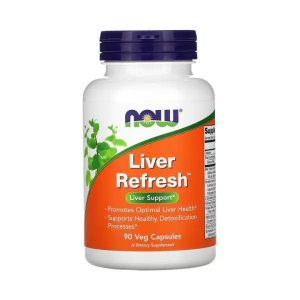 NOW Liver Refresh 90 Veg Caps | Complex pentru sanatatea ficatului