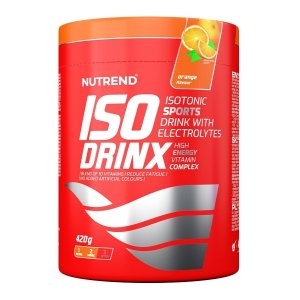 Nutrend Isodrinx Green Apple 420 g | Bautura izotonica cu electroliti & vitamine