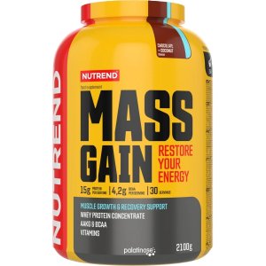 Nutrend Mass Gain Chocolate Cocoa 2.1 kg | Gainer