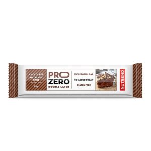 Nutrend ProZero Double Layer Protein Bar Almond Pistachio Cake 65 g | Baton proteic crocant