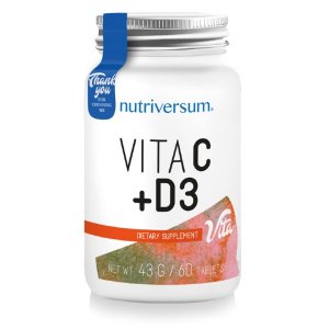 Nutriversum Vita Vita C + D3 60 Tabs | Vitamina C + Vitamina D3