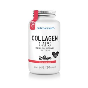 Nutriversum Wshape Collagen 2000 mg 100 Caps | Colagen pentru femei