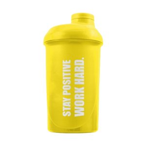 Olimp Sport Nutrition | Shaker galben Stay Positive Work Hard 500 ml