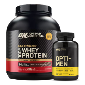 ON Gold Standard 100% Whey 2 kg + ON Opti-Men 90 Tabs