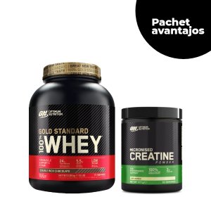 ON Gold Standard 100% Whey Protein 2.2 kg + ON Micronised Creatine Powder 317 g