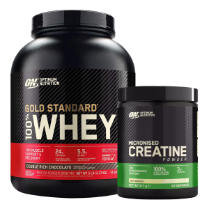 ON Gold Standard 100% Whey Protein 2.2 kg + ON Micronised Creatine Powder 317 g