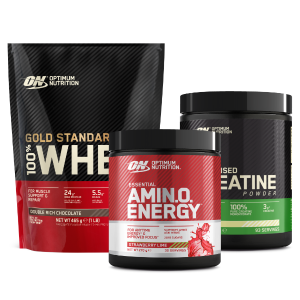 ON Gold Std 100% Whey 450 g + ON Amin.O.Energy 270 g + ON Micronised Creatine 317 g