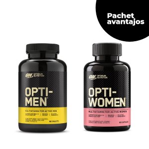 ON Opti-Men 90 Tabs + ON Opti-Women 60 Caps | Multivitamine pentru barbati & femei