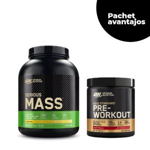 ON Serious Mass 2.7 kg + ON Gold Standard Pre-Workout 