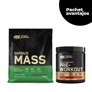 ON Serious Mass 5.4 kg + ON Gold Standard Pre-Workout 