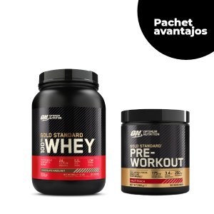 ON Gold Standard 100% Whey 0.9 kg + ON Gold Standard Pre-Workout