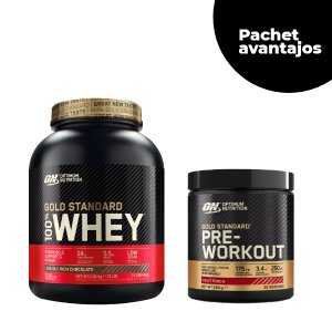 ON Gold Standard 100% Whey 2.2 kg + ON Gold Standard Pre-Workout