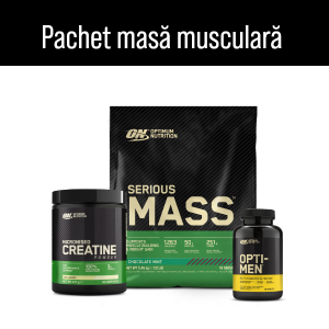 Pachet pentru masa musculara Optimum Nutrition