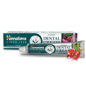 Pastă de dinți cremă cu fluor, cu neem & rodie Himalaya Ayurvedic Dental Cream 100 g