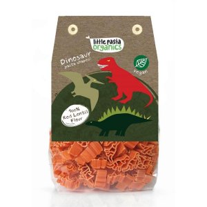 Paste bio pentru copii Little Pasta Organics Dinosaur 250 g