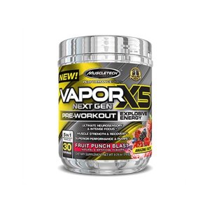 Pre-Workout Muscletech Vapor X5 Next Gen Blue Raspberry Fusion