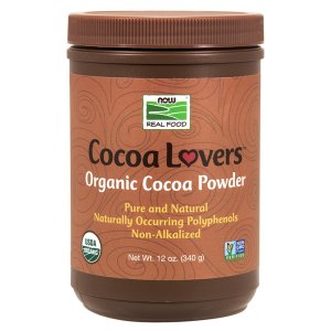Pudra de cacao organica NOW Real Food Cocoa Lovers