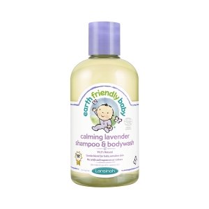 Șampon & gel de duș cu lavandă calmantă pentru bebeluși Earth Friendly Baby 250 ml