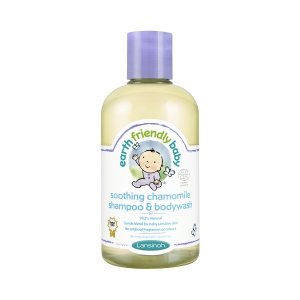 Șampon & gel de duș cu mușețel calmant pentru bebeluși Earth Friendly Baby 250 ml