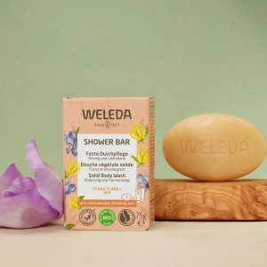 Săpun solid vegetal pentru duș cu ylang ylang + iris Weleda 75 g