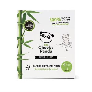 Scutece eco din bambus The Cheeky Panda nr. 4 – 9-14 kg | 14 buc