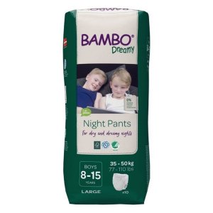 Scutece nocturne tip chiloței pentru băieți Bambo Dreamy - Large - 8-15 ani / 35-50 kg | 10 buc 