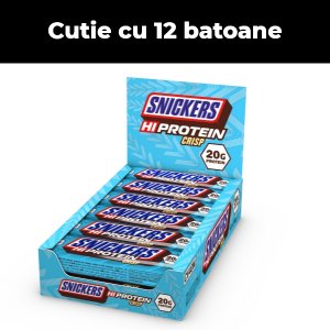 Snickers Hi Protein Crisp Bar 55 g | Baton proteic crocant