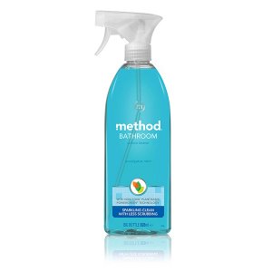 Soluție non-toxică cu eucalipt & mentă de curățat suprafețele din baie Method 828 ml
