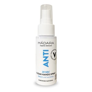 Spray igienizant (70% alcool) Madara Anti 20 Sec Clean Hands 50 ml