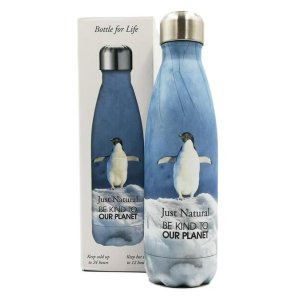 Sticlă din oțel inoxidabil pentru băuturi Just Natural 500 ml | Penguin