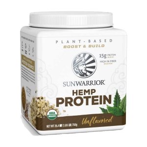 Sunwarrior Hemp Protein Unflavored 750 g | Proteina de canepa organica