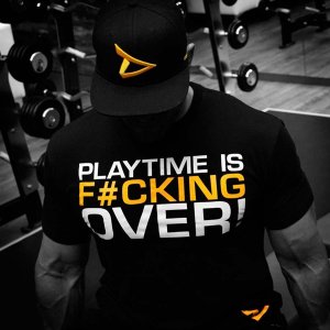 Tricou Dedicated Playtime Is Over marimea L