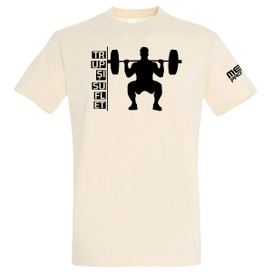 Tricou Mega Proteine Trup si Suflet bej