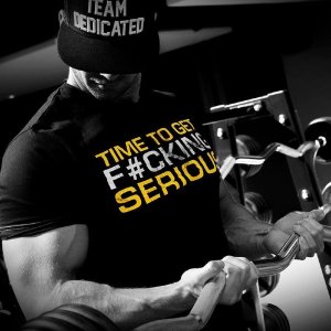 Tricou Premium Dedicated Time To Get Serious marimea S