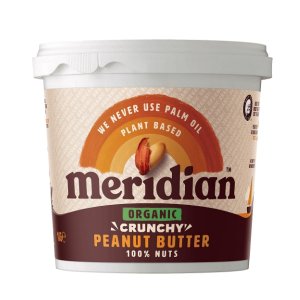 Unt de arahide organic crunchy Meridian 1 kg