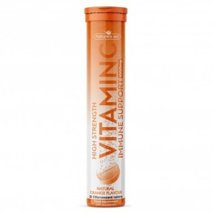 Vitamina C 1000 mg cu aromă de portocale Natures Aid 20 Tablete efervescente