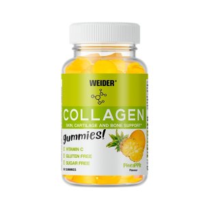 Weider Collagen 50 Gummies | Suport pentru piele, cartilaje & oase cu aroma de ananas