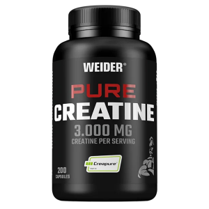 Weider Creatine Creapure 3000 mg, 200 Caps | Creatina monohidrata pura