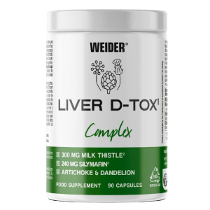 Weider Liver D-Tox Complex, 90 Caps | Supliment pentru detoxifiere
