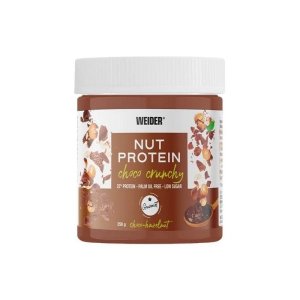 Weider Nut Protein Choco Crunchy 250 g | Crema proteica vegana, fara gluten