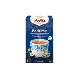 Yogi Tea Bedtime | Ceai organic de seară cu chimen dulce, flori de mușețel & rădăcină de valeriană | 17 plicuri