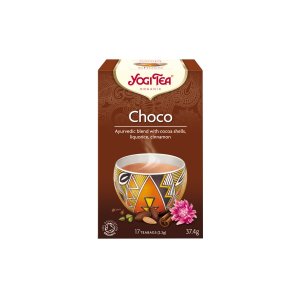 Yogi Tea Choco | Ceai organic de coji de cacao, lemn dulce & scorțișoară | 17 plicuri