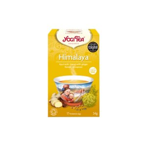 Yogi Tea Himalaya | Ceai organic de ghimbir, chimen dulce & scortisoara | 17 plicuri